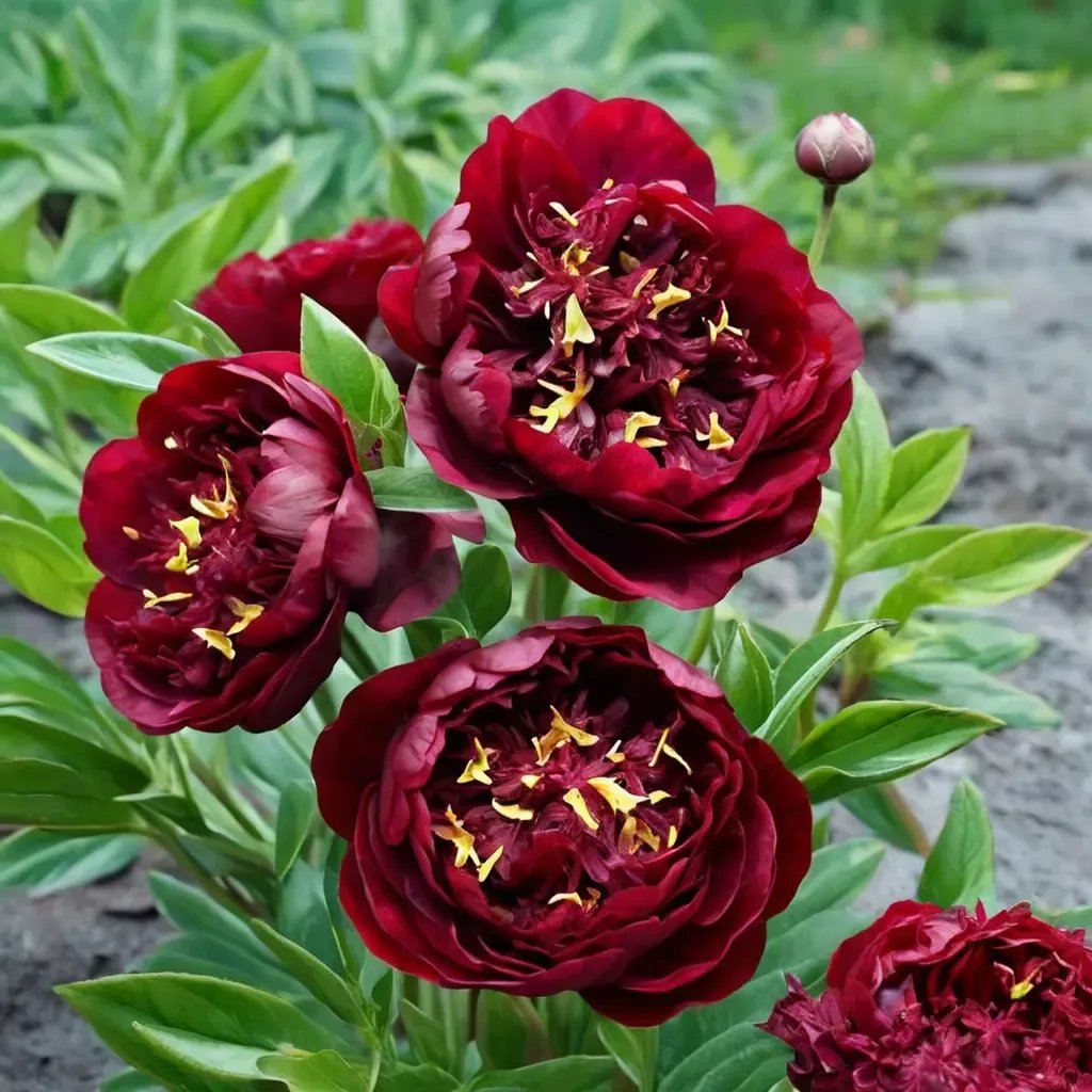 Paeonia deltoidea 'Buckeye Belle'