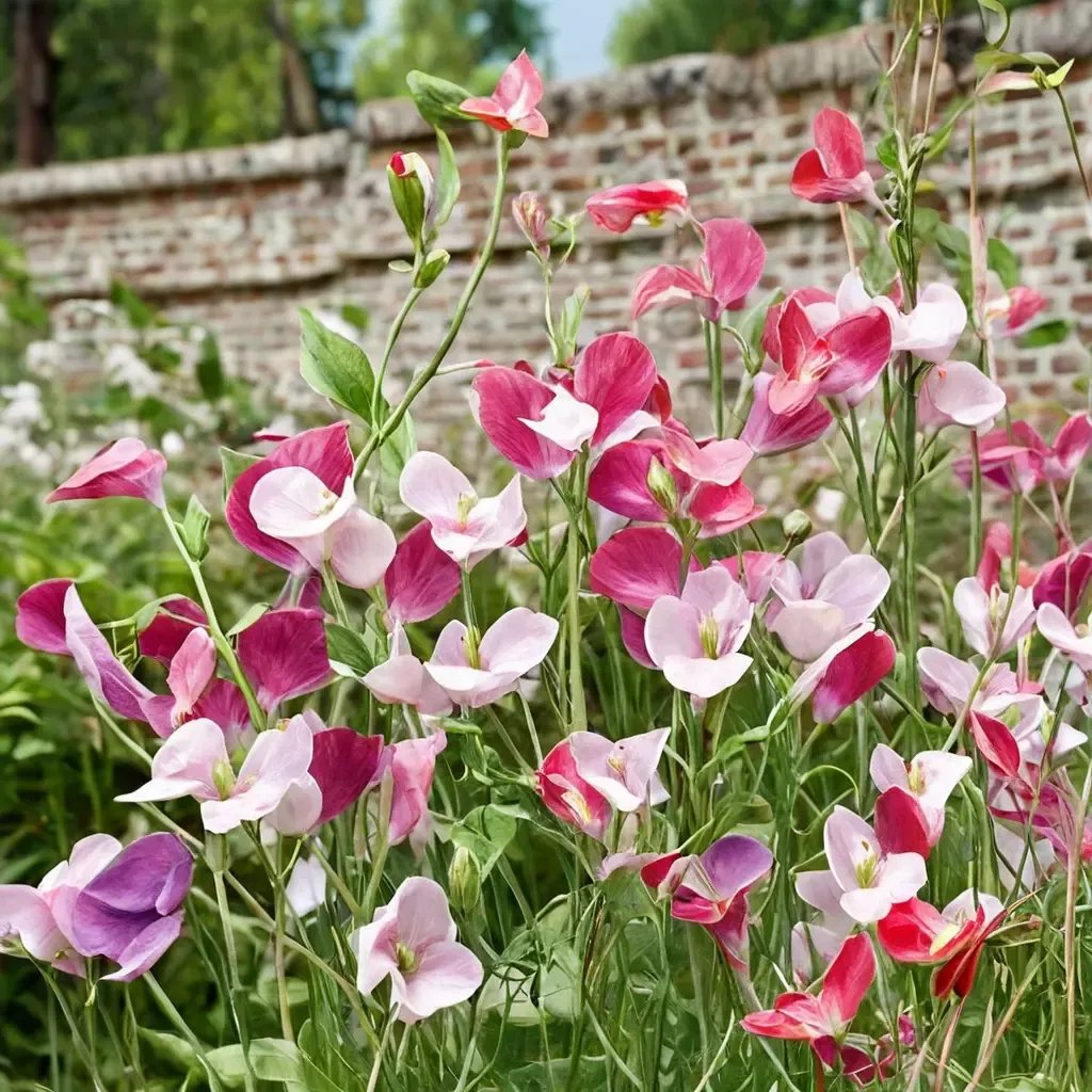 Lathyrus odoratus 'Painted Lady'