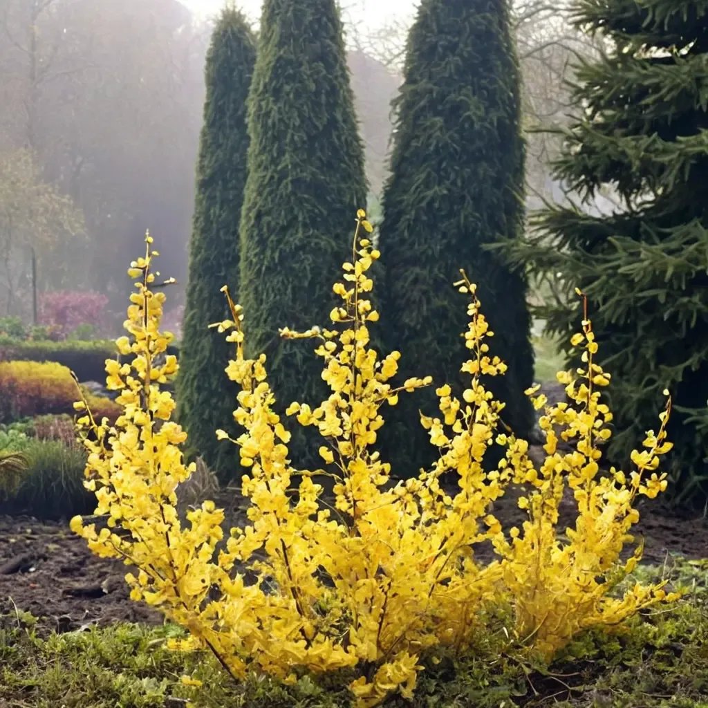 Forsythia x intermedia 'Magical Gold'