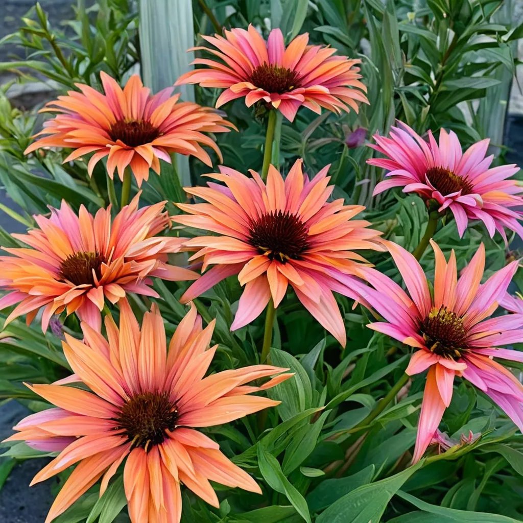 Echinacea purpurea 'Sunseekers Rainbow'