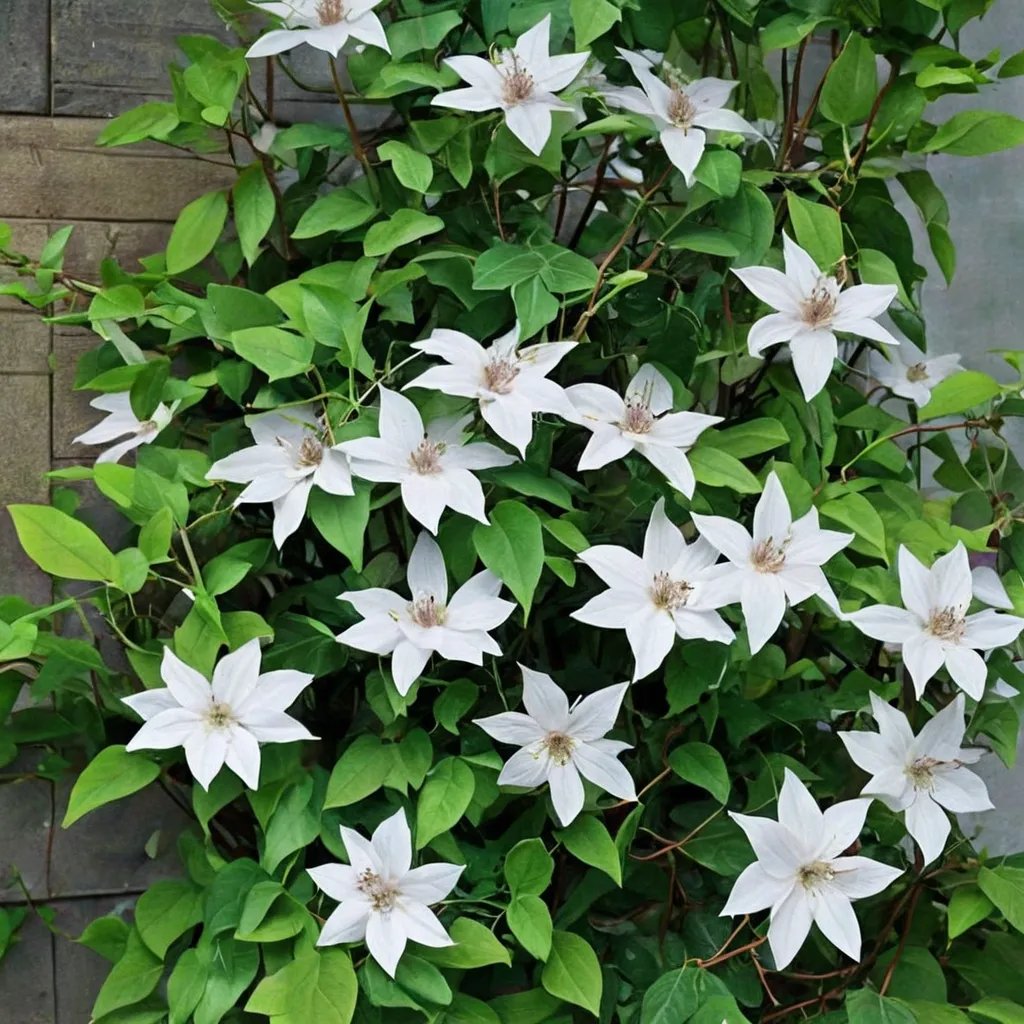 Clematis x hybrida 'Henryi'