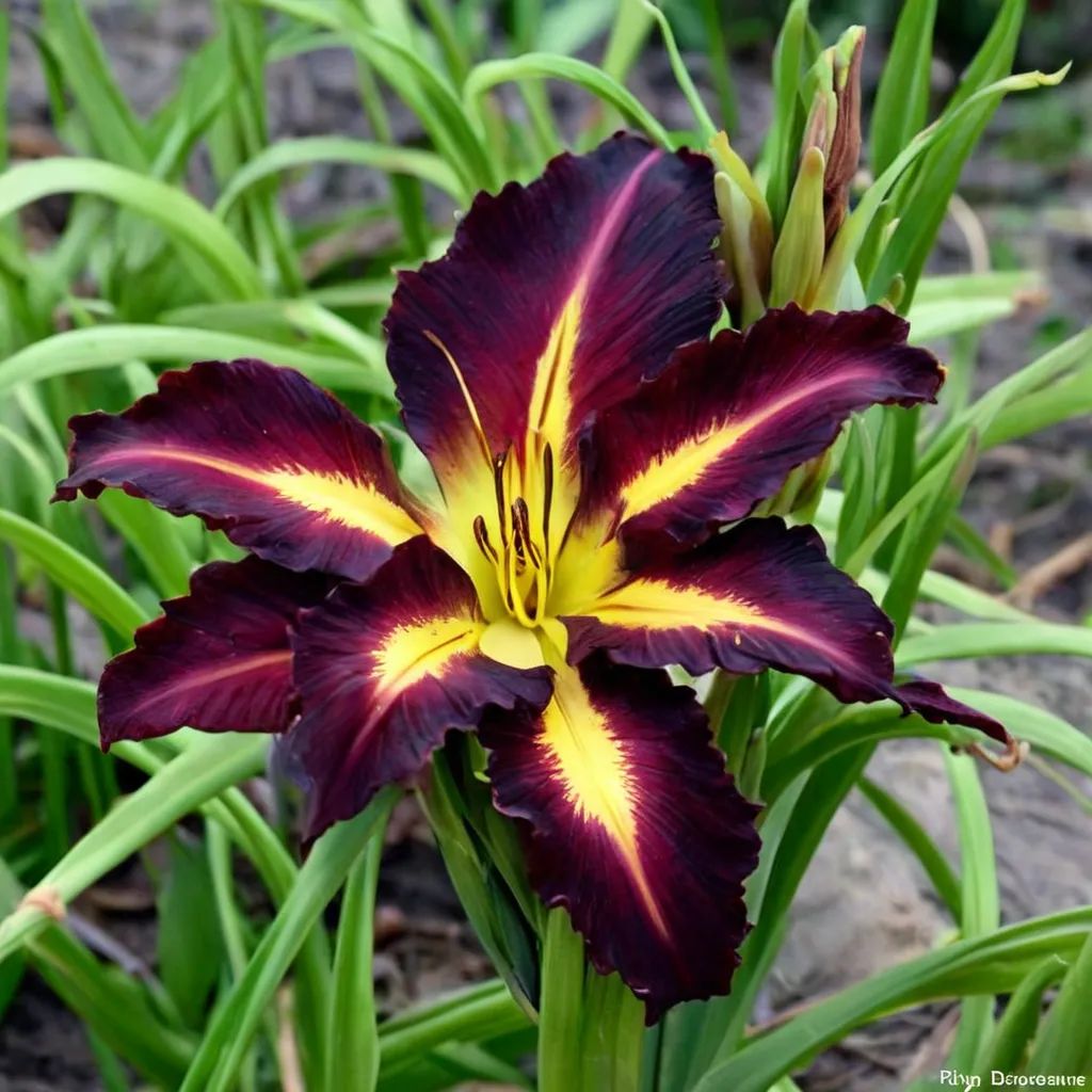 Hemerocallis x hybrida 'Persian Ruby'