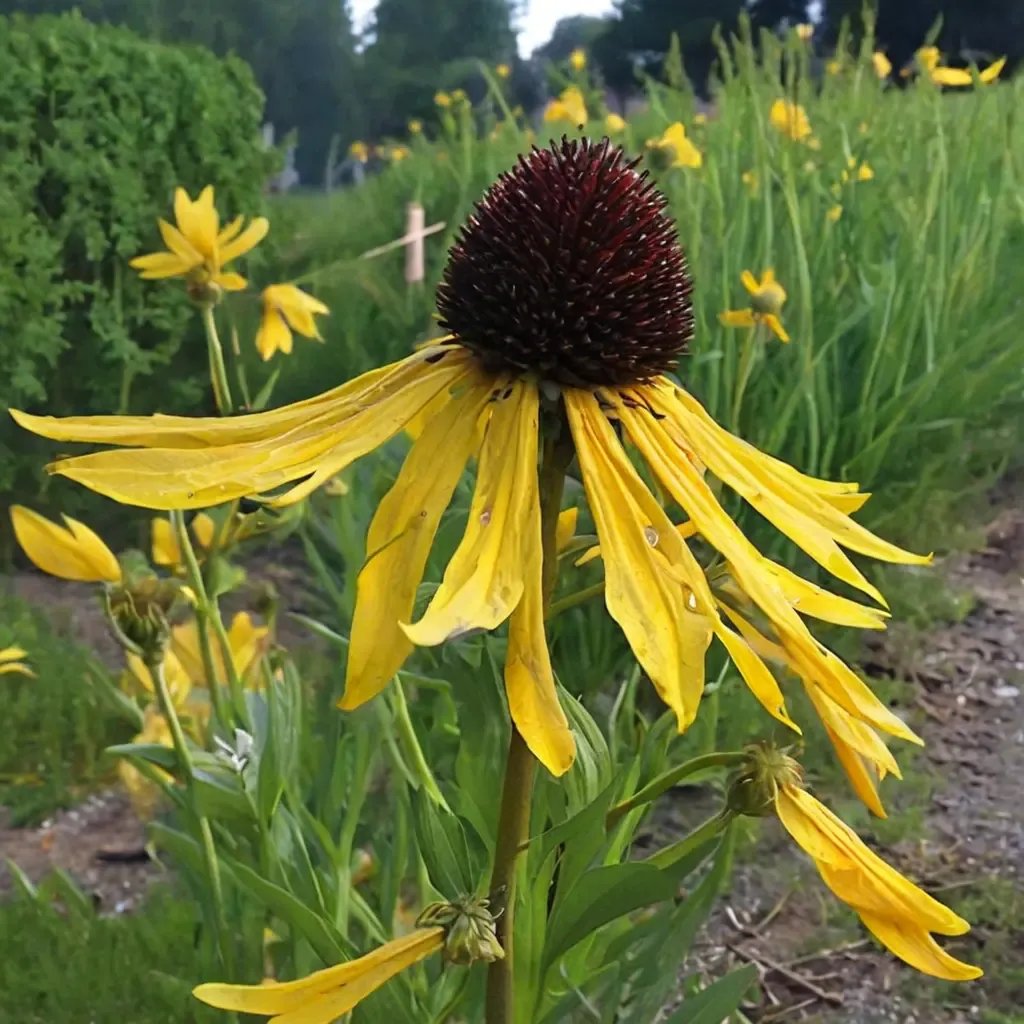Echinacea paradoxa 'Yellow Coneflower'