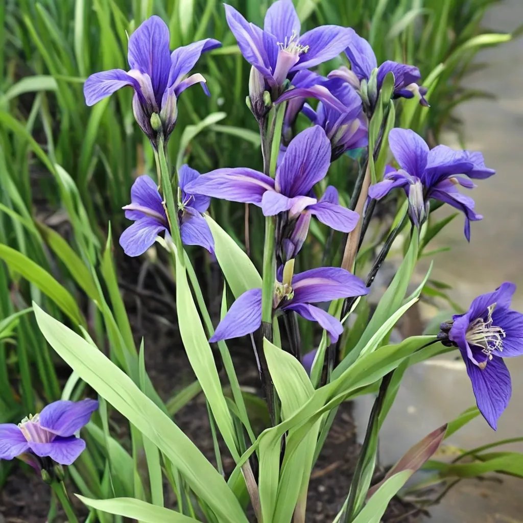 Iris x robusta 'Dark Aura'