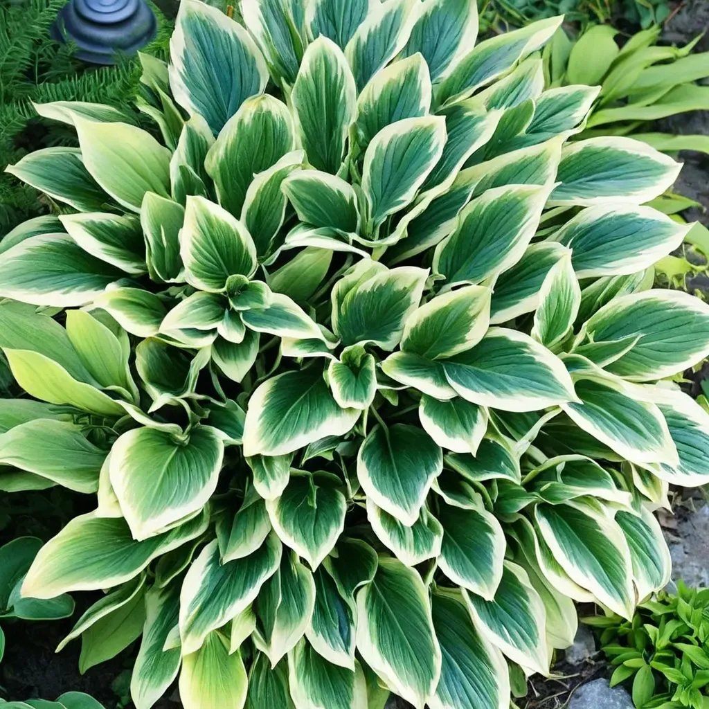 Hosta fortunei 'Queen Josephine'