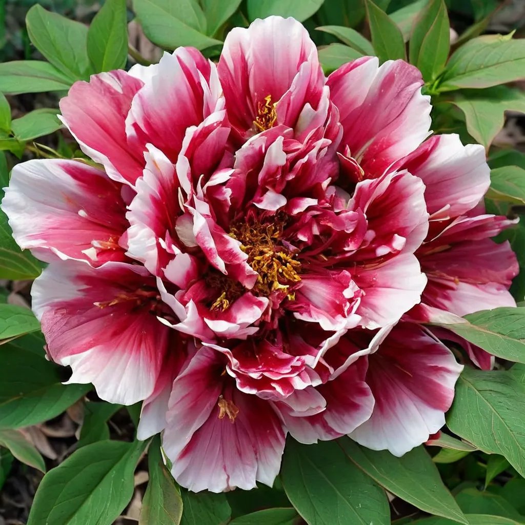 Paeonia suffruticosa 'Shimanishiki'