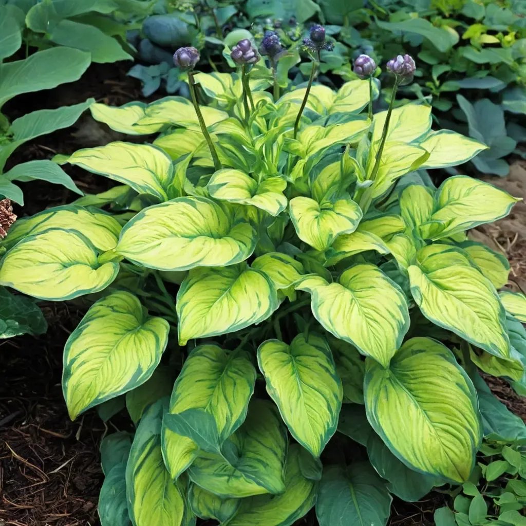 Hosta plantaginea 'Old Glory'