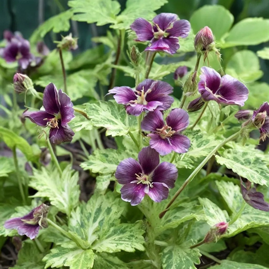 Geranium phaeum 'Springtime'