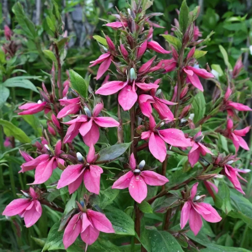 Lobelia x hybrida 'Pink Elephant'