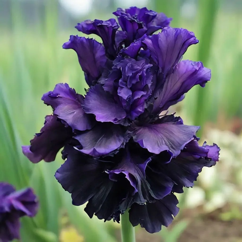 Iris x germanica 'Black Lipstick'