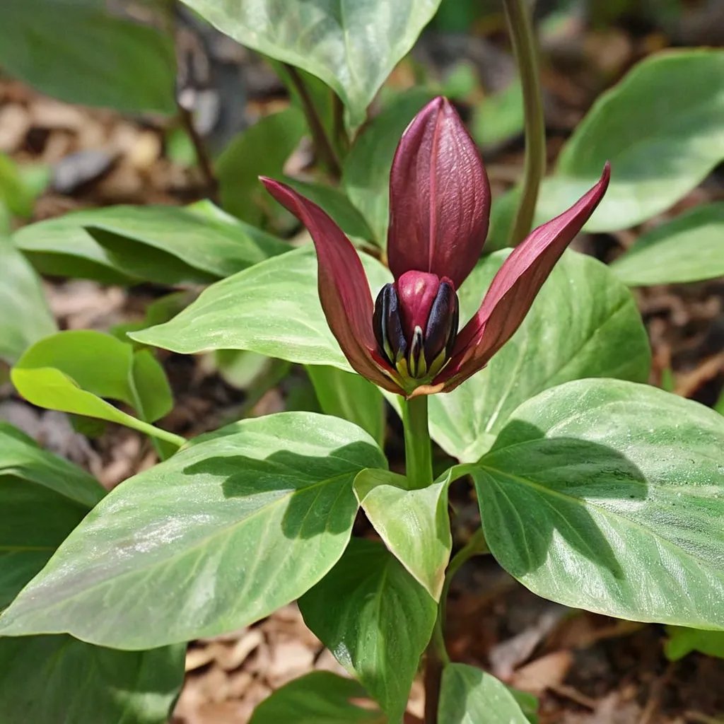 Trillium recurvatum 'Missouri form'
