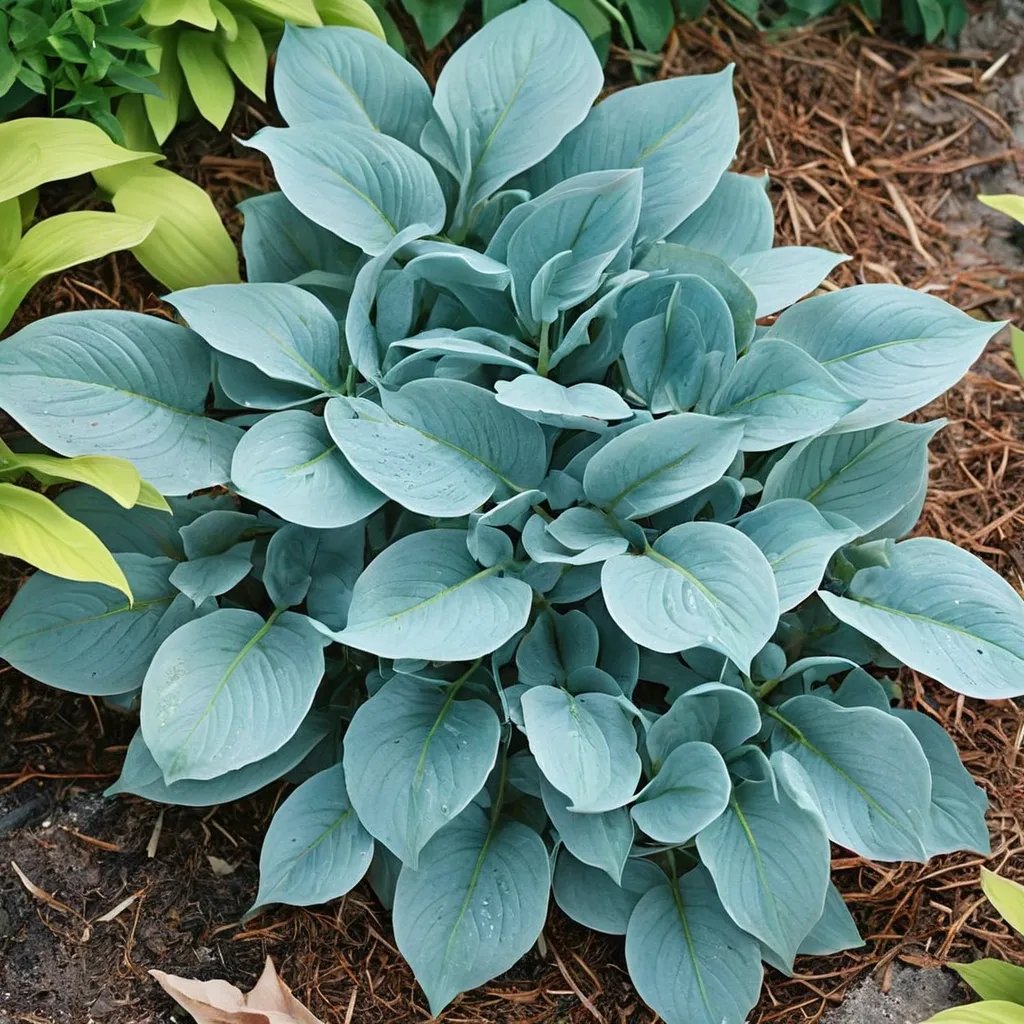 Hosta x hybrida 'Blue Jay'