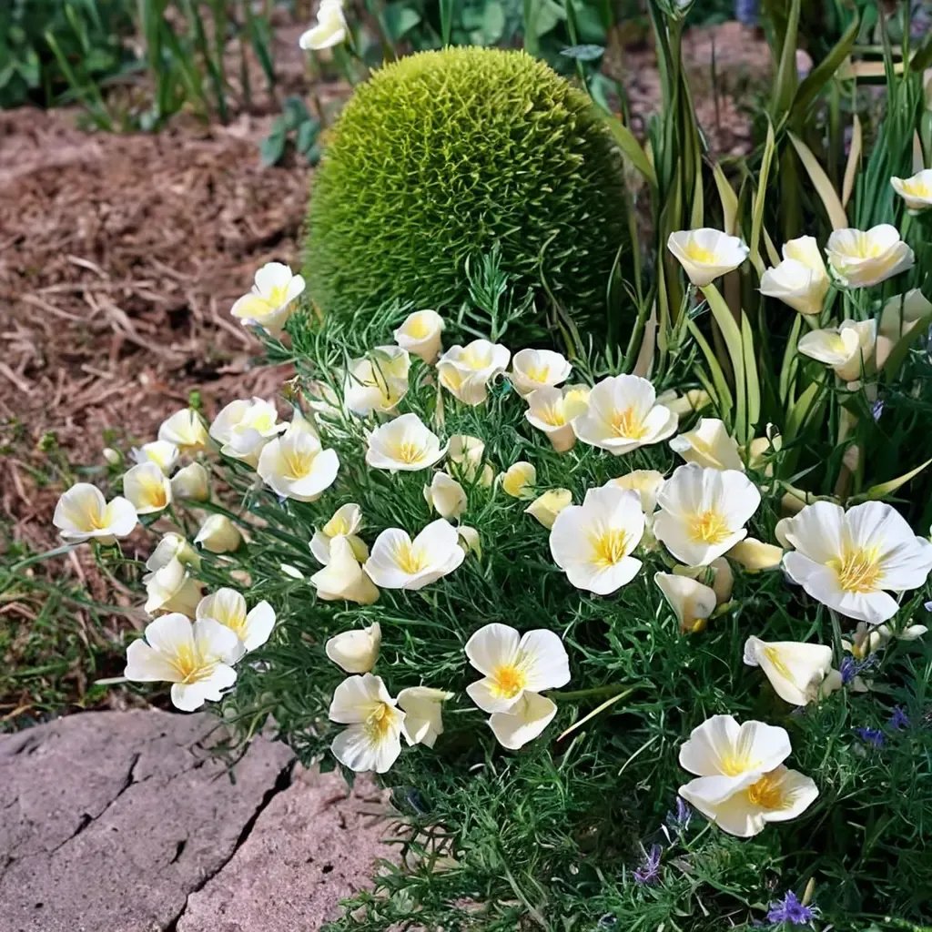Eschscholzia californica 'Alba'