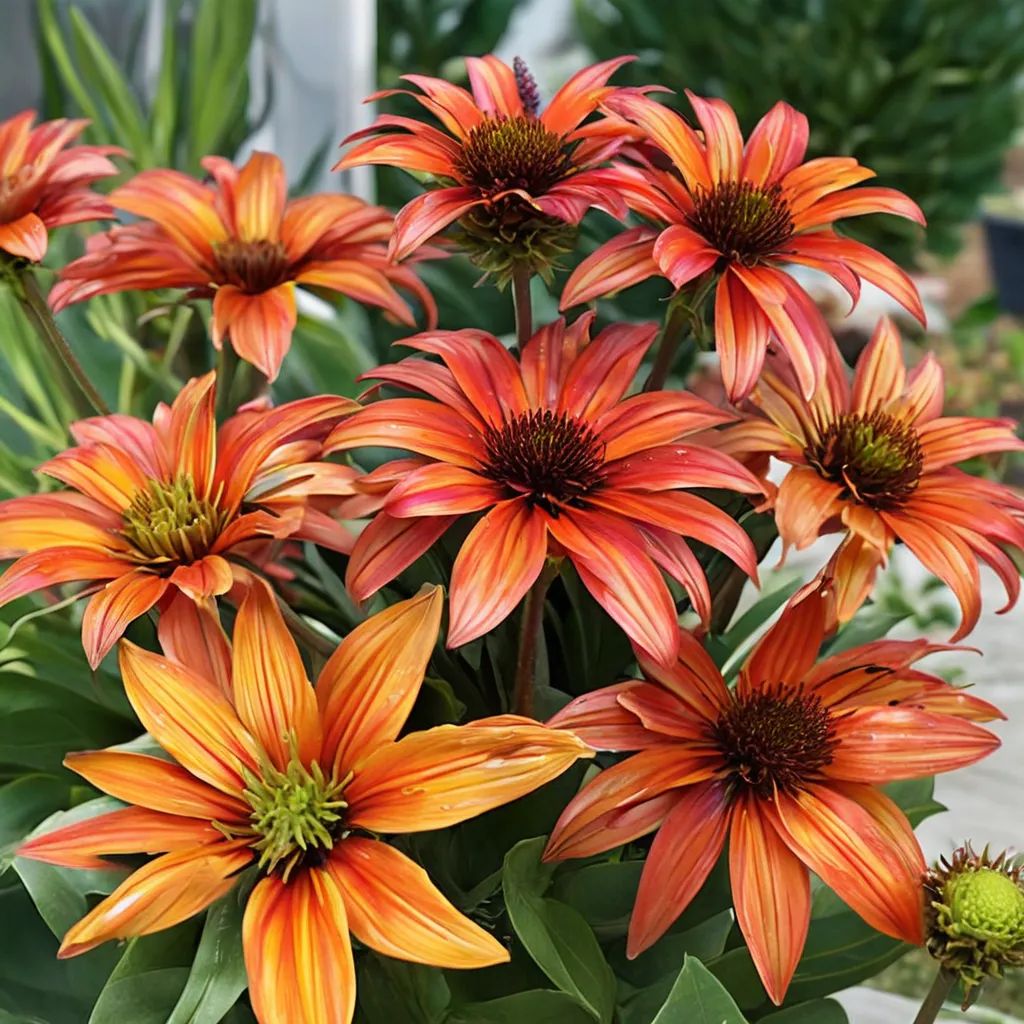 Echinacea purpurea 'SunSeekers Orange'