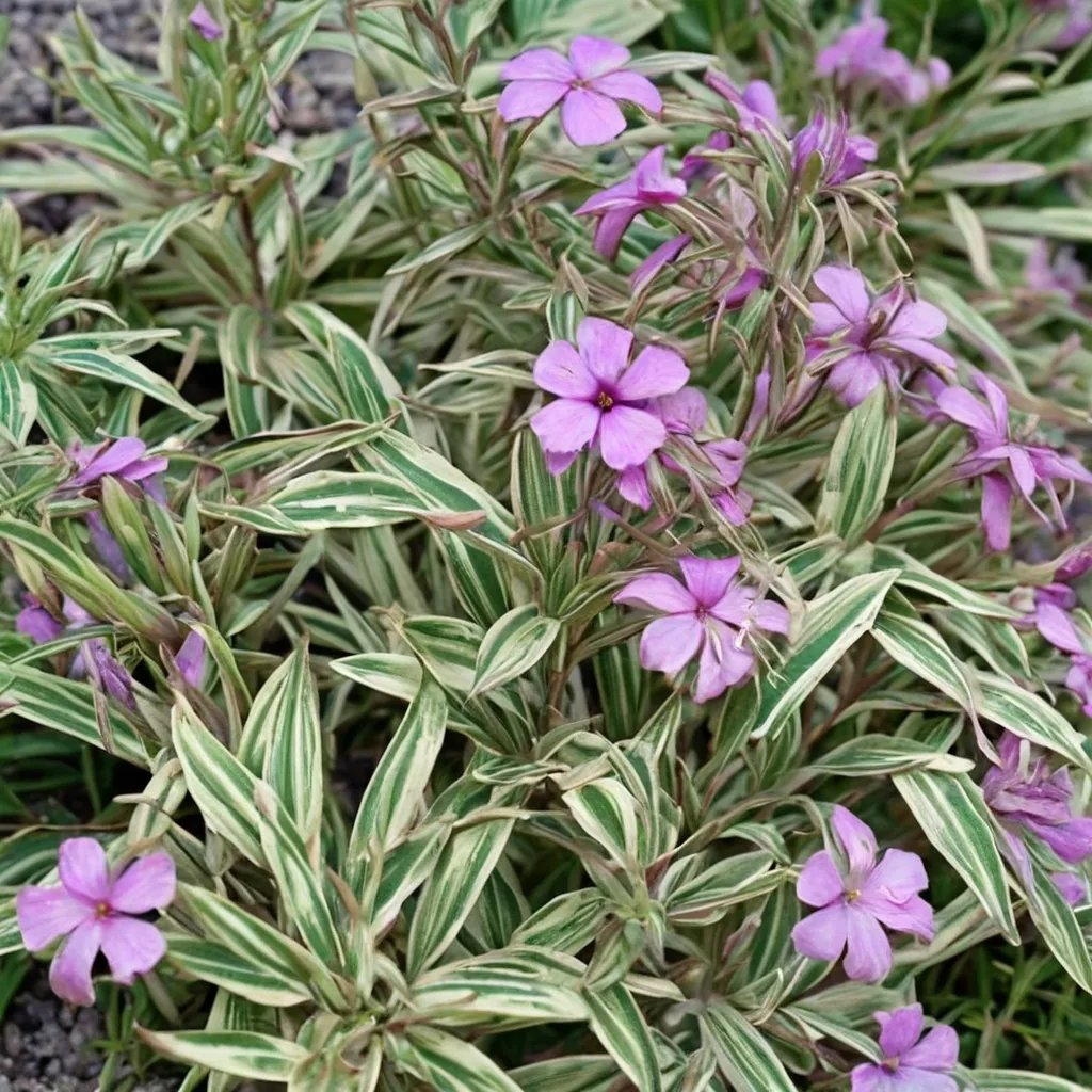 Phlox x procumbens 'Variegata'
