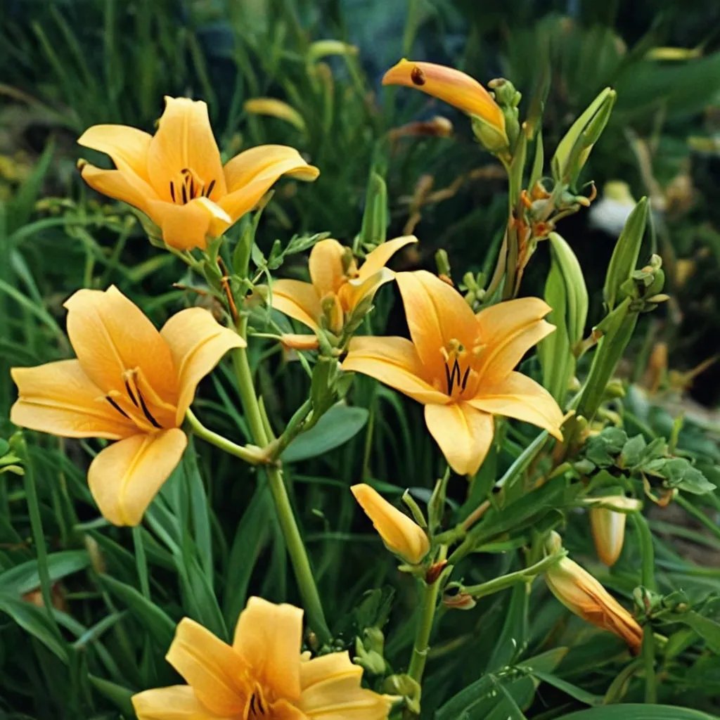 Hemerocallis hakuunensis 'A1K-286'