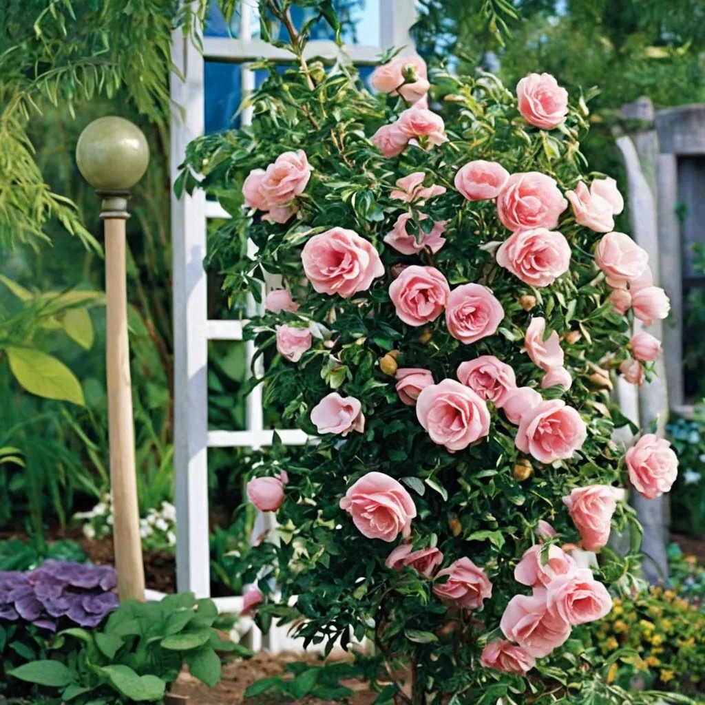 Rosa x hybrida 'Pearly Gates'
