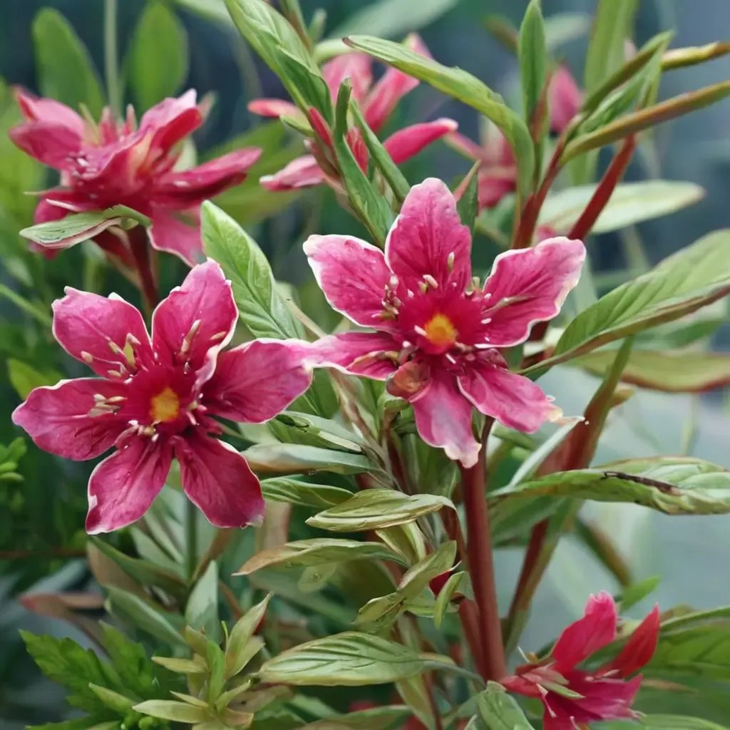 Mimulus aurantiacus 'Cherry'