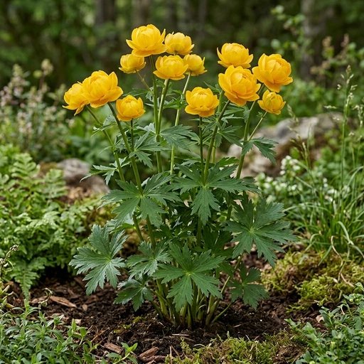 Trollius chinensis 'Golden Queen'