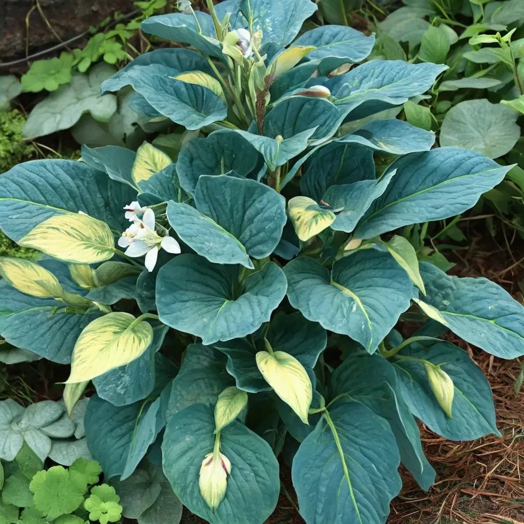 Hosta plantaginea 'Dream Weaver'