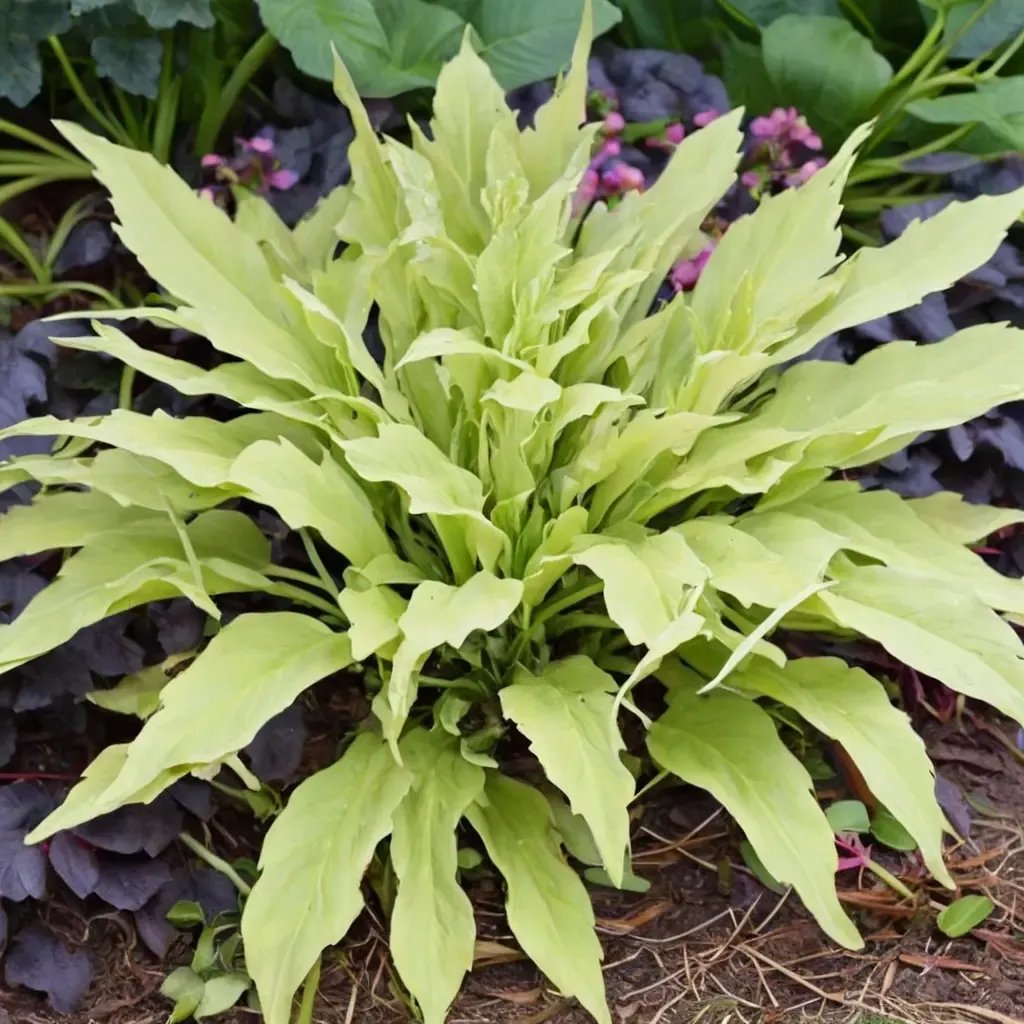 Hosta hypoleuca 'Wiggles and Squiggles'