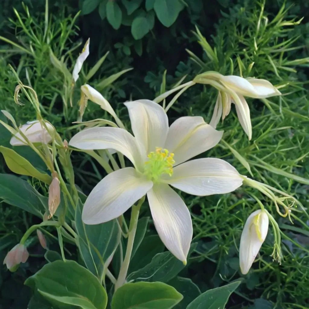 Aquilegia caerulea 'Songbird Dove'