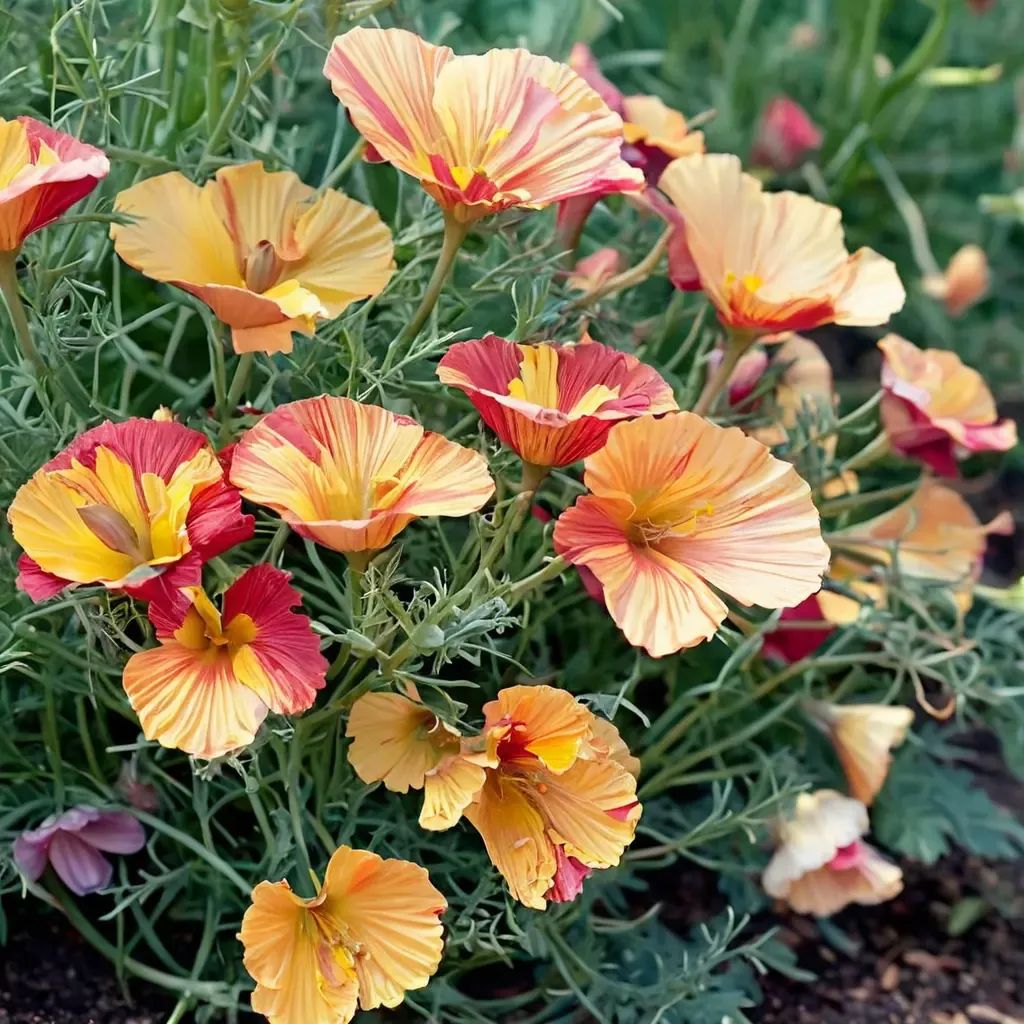 Eschscholzia californica 'Apricot Chiffon'