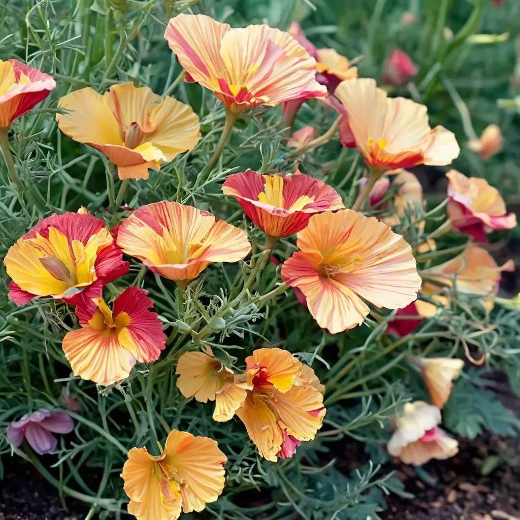 Eschscholzia californica 'Apricot Chiffon'