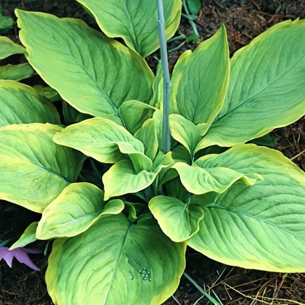 Hosta x hybrida 'Jewel of the Nile'