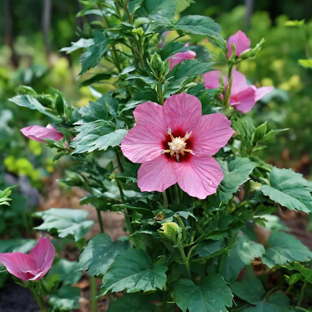 Hibiscus syriacus 'Paraplu Rouge'