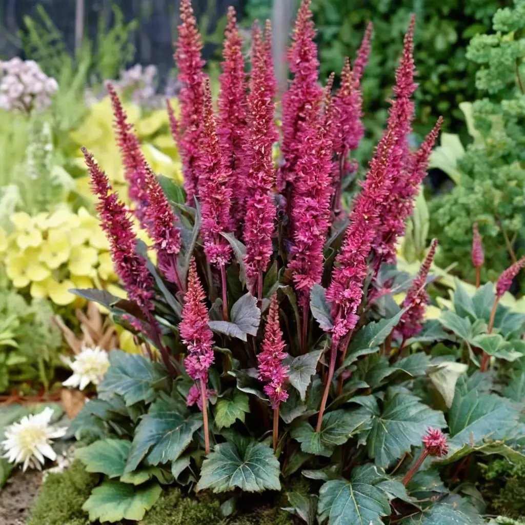 Astilbe astilbe 'Visions in Red'