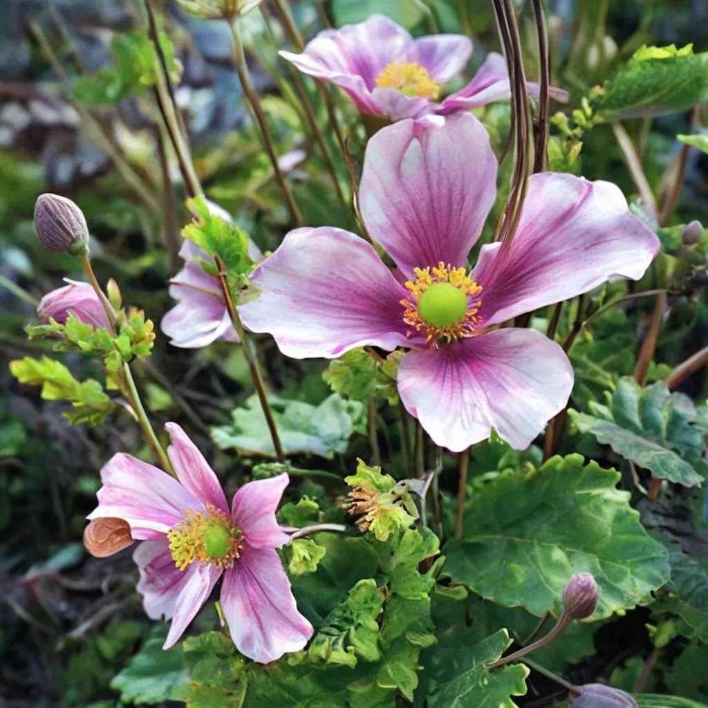 Anemone hupehensis 'Crispa'