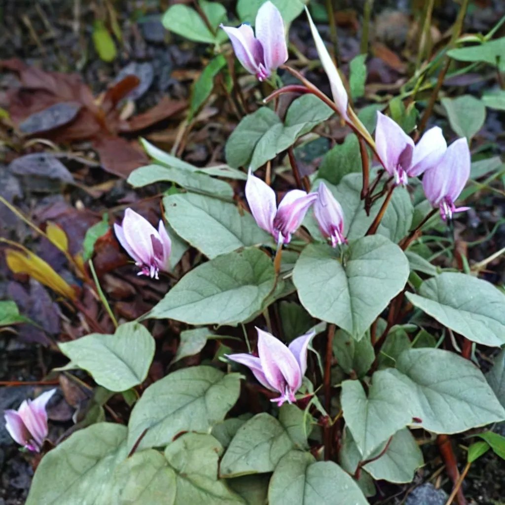 Cyclamen hederifolium 'Nettleton Silver'