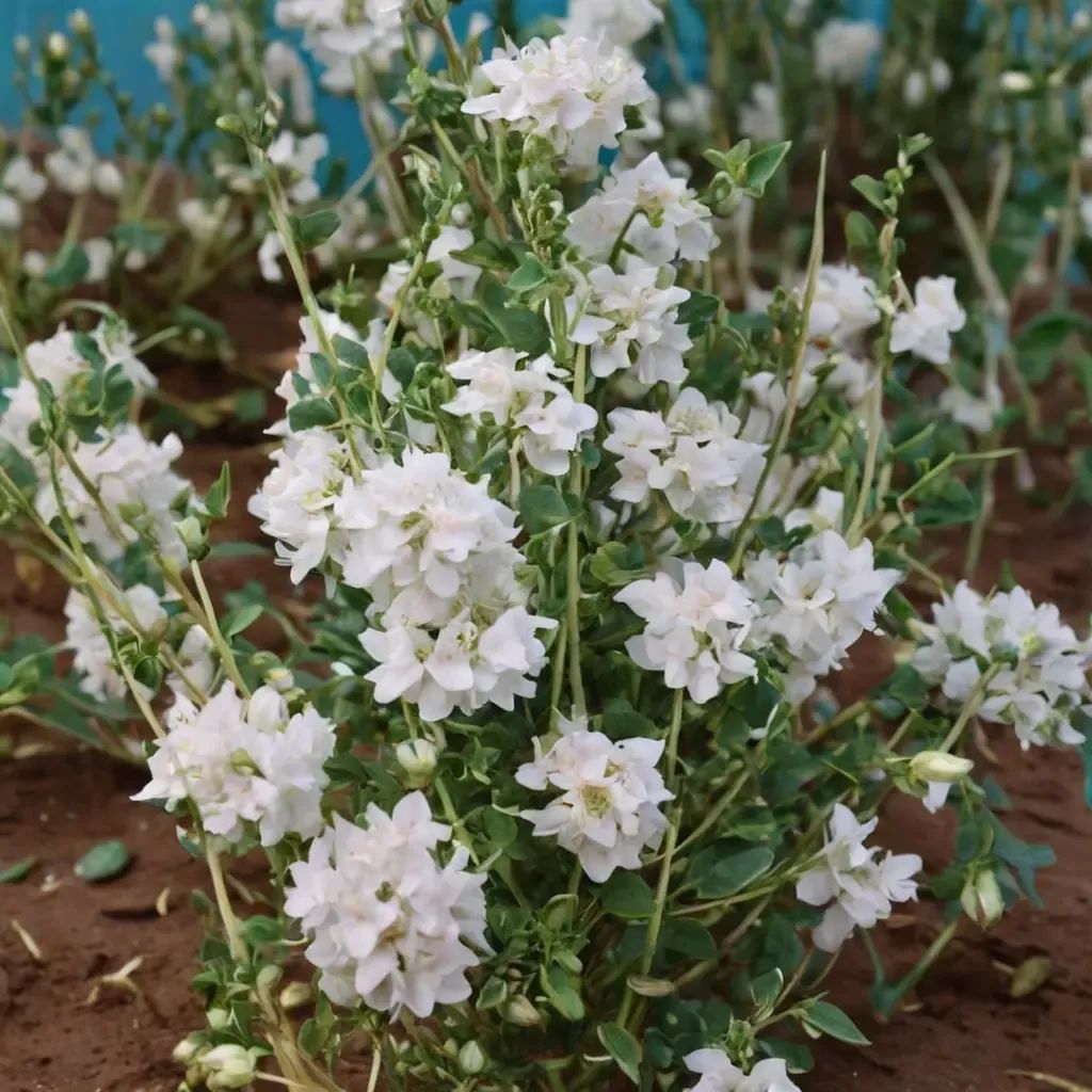Clarkia unguiculata 'Mountain Garland White'