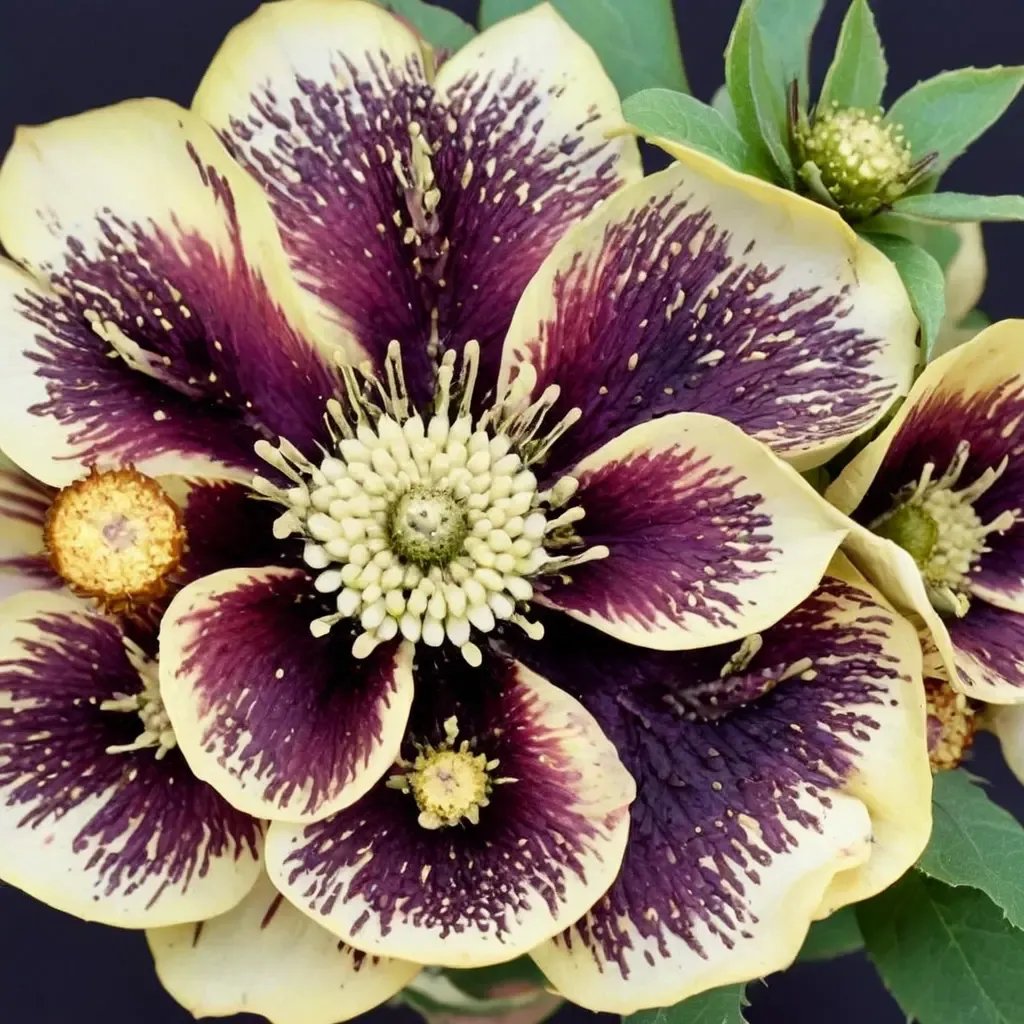 Helleborus x hybrida 'Rio Carnival'