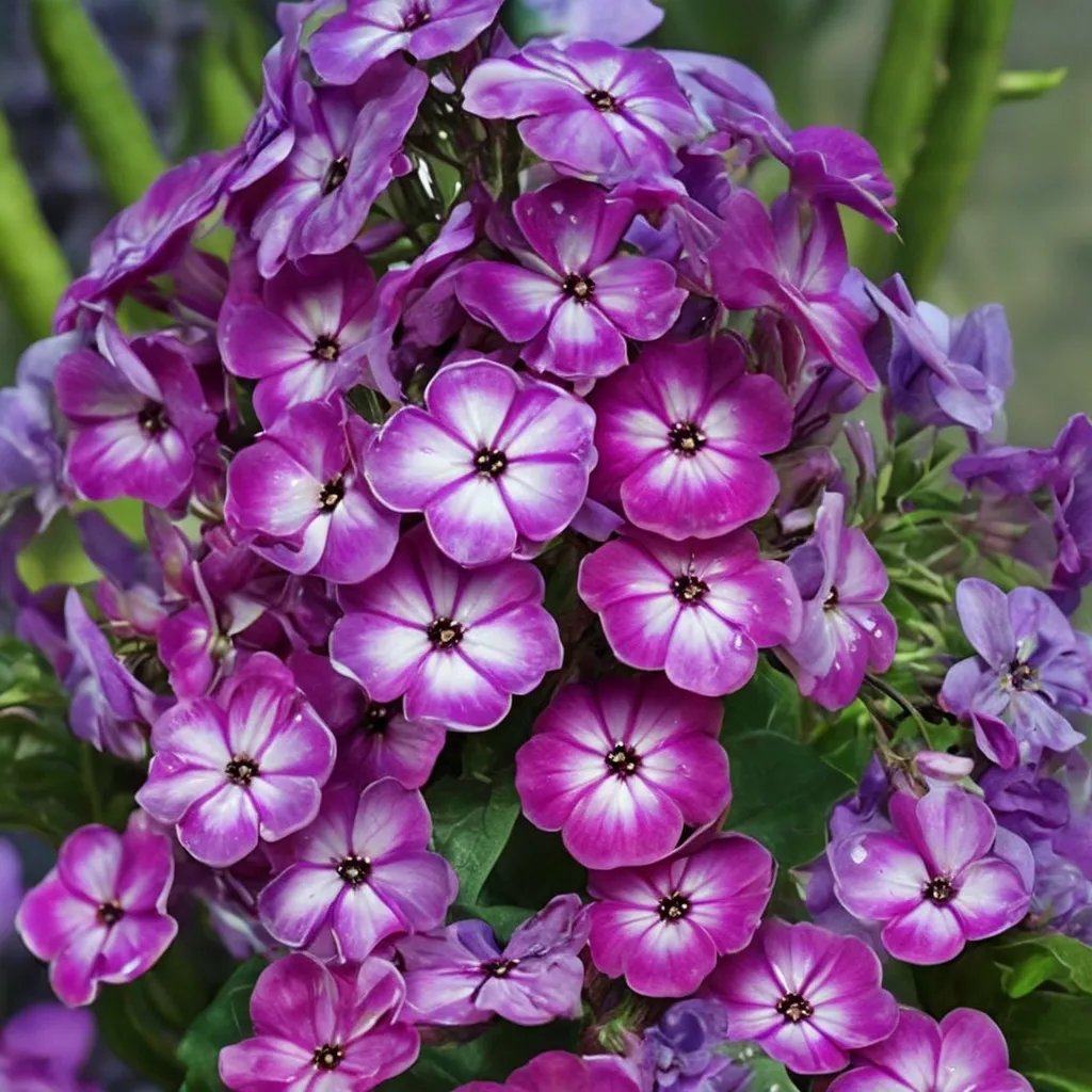 Phlox paniculata 'Flame Series Purple Eye'