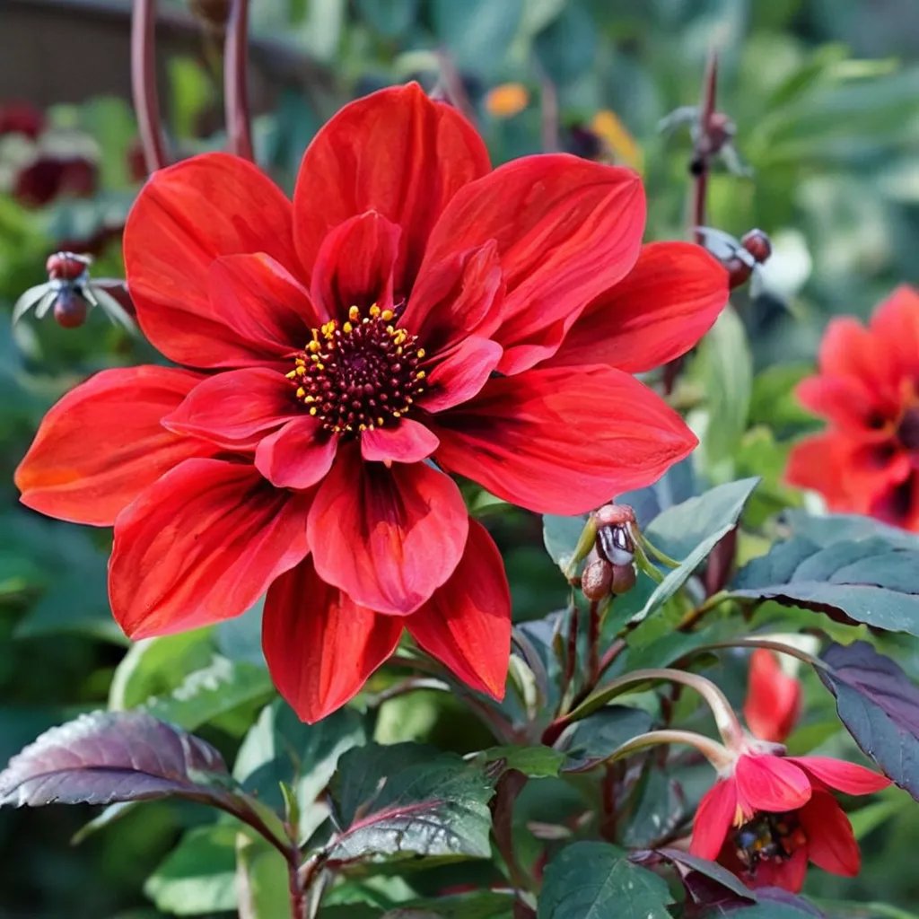 Dahlia x hybrida 'Bednall Beauty'
