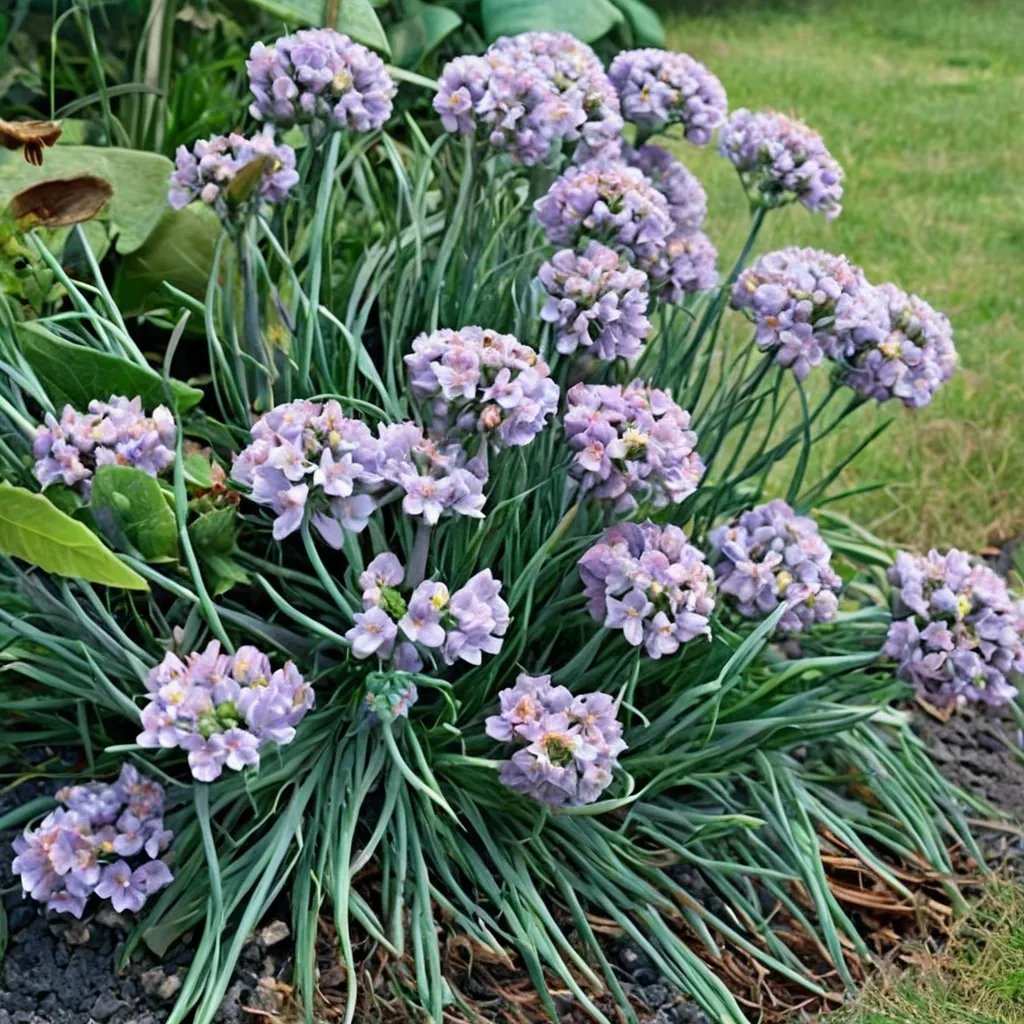 Allium senescens 'Blue Eddy'