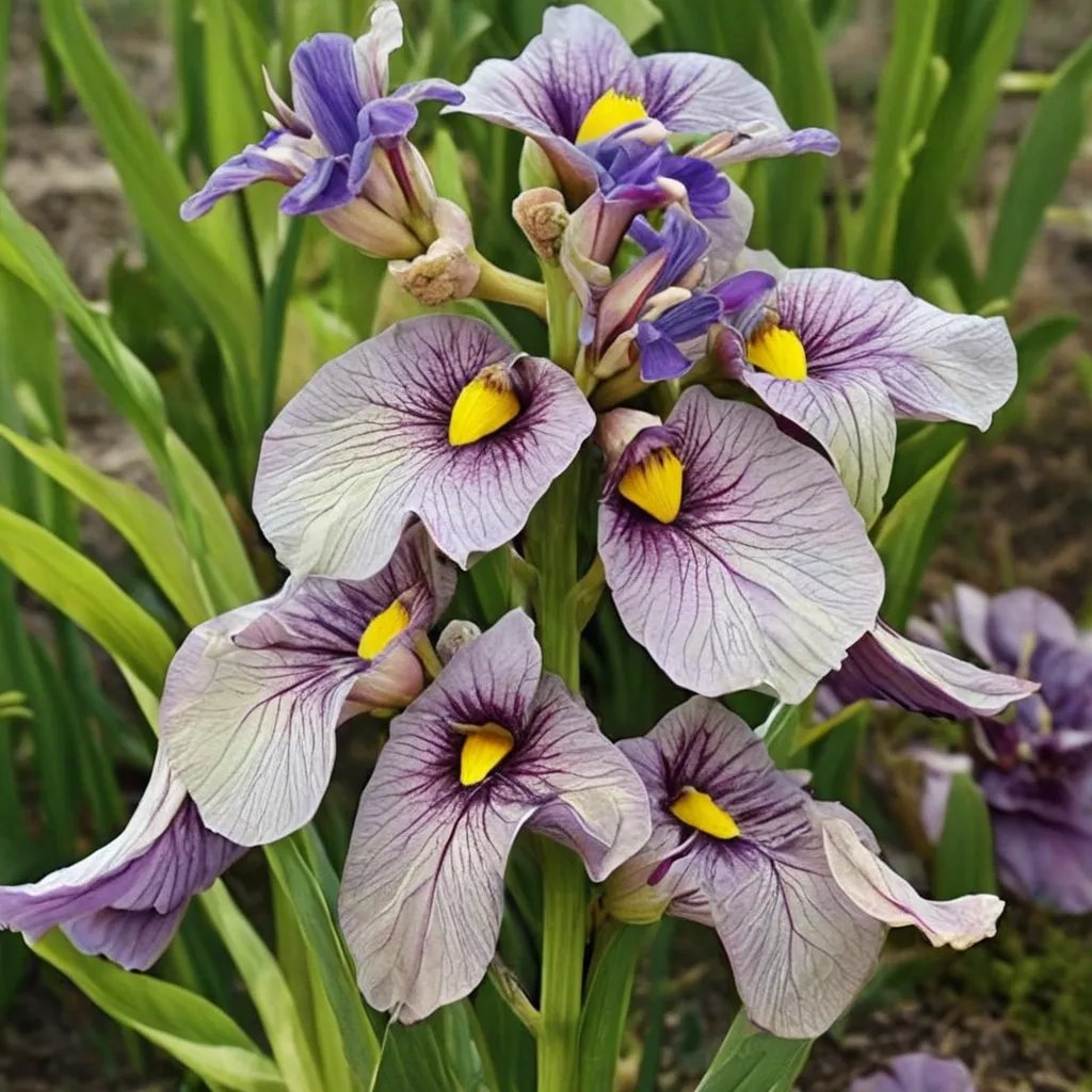 Iris x hybrida 'Pseudata'