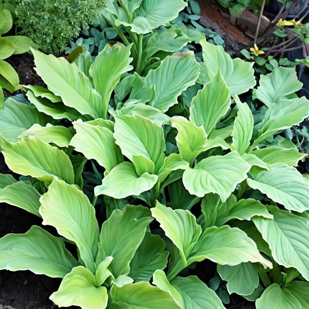 Hosta x hybrida 'Marilyn Monroe'