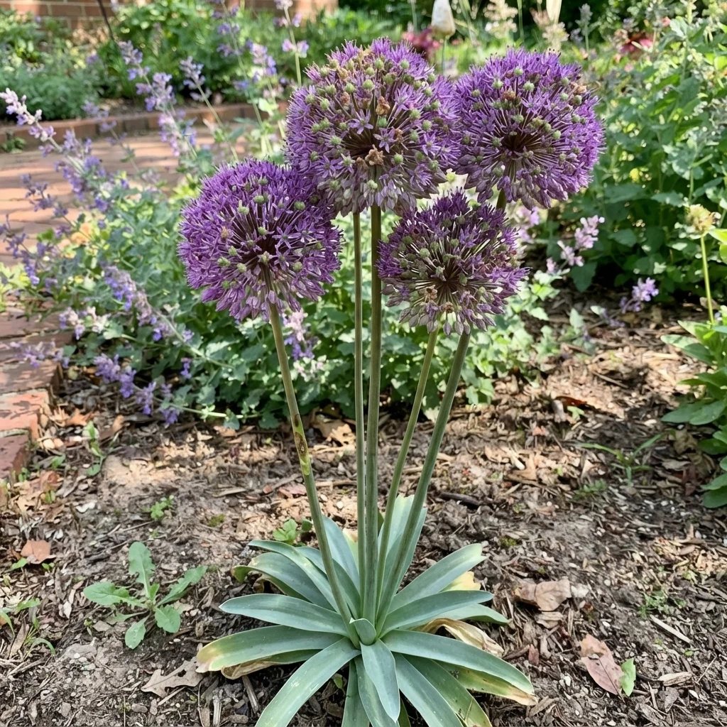 Allium violetum 'Round and Purple'