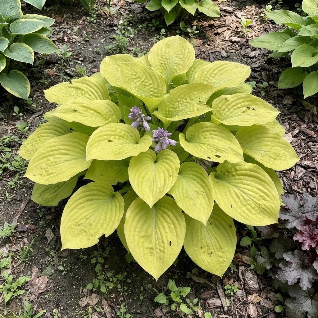 Hosta x hybrida 'King Tut'
