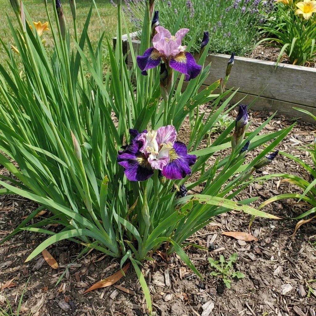 Iris sibirica 'On Mulberry Street'
