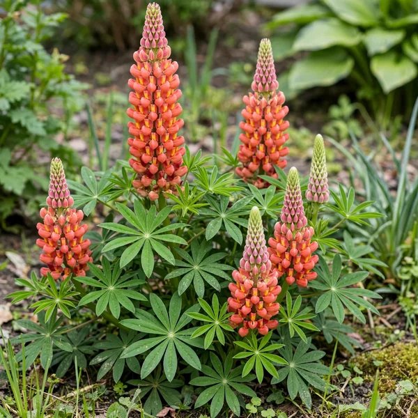 Lupinus polyphyllus 'Towering Inferno'
