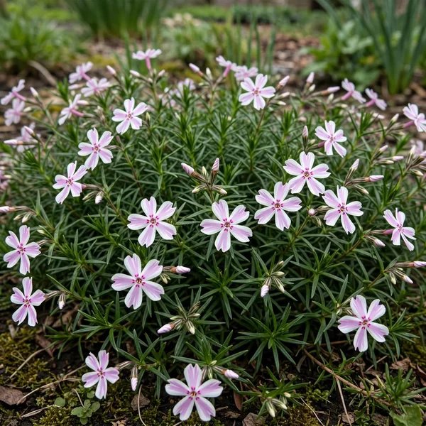 Phlox subulata 'Candy Stripe'