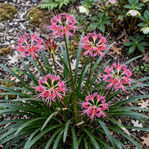 Lycoris x rosea 'Glenn Dale Carmina'