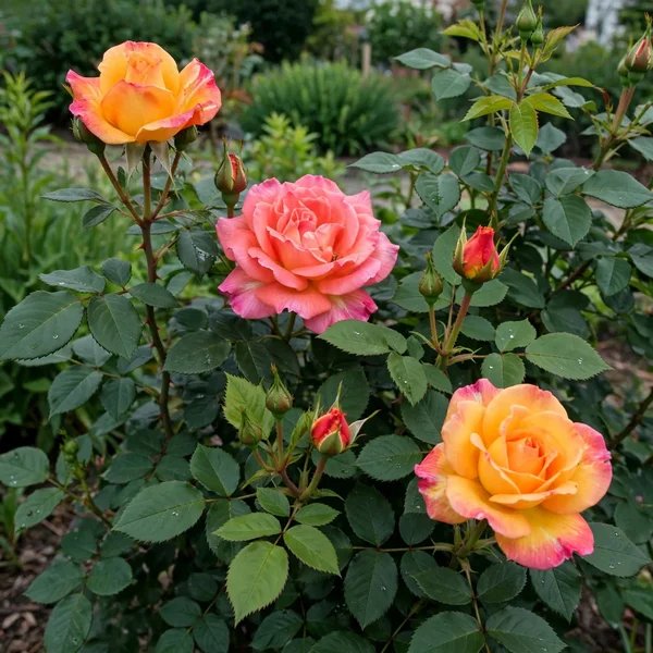 Rosa x hybrida 'Rio Samba'