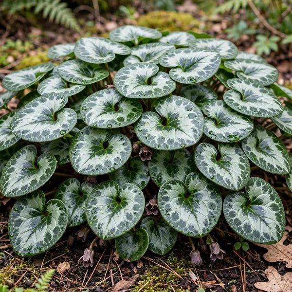 Asarum arifolium 'Silver Spreader'