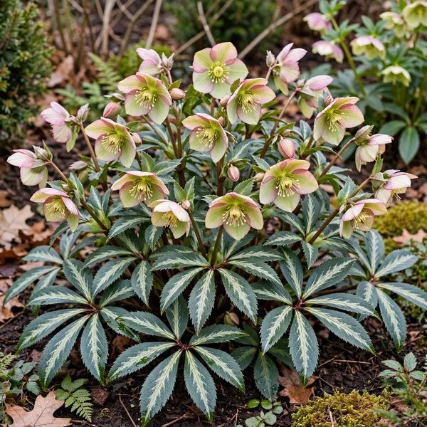 Helleborus x sternii 'Hot Flashes'