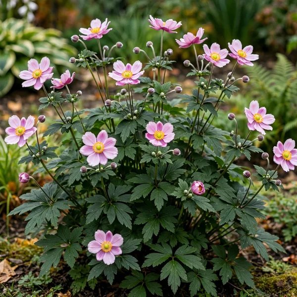 Anemone x hybrida 'Königin Charlotte'